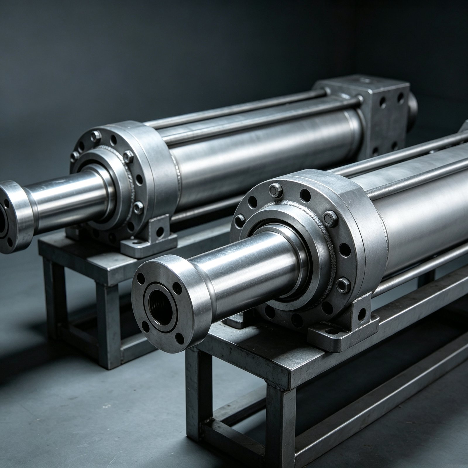 Heavy-duty hydraulic cylinder for demanding equipment