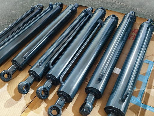 High-pressure hydraulic cylinder for heavy industrial loads