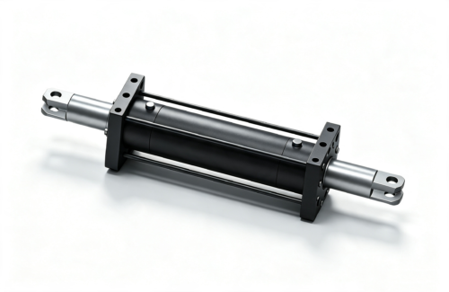 Forklift hydraulic cylinders for lifting, tilting and warehouse material handling