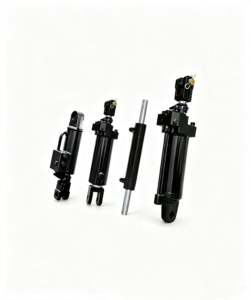 Tractor hydraulic cylinders for agricultural implements and field machinery