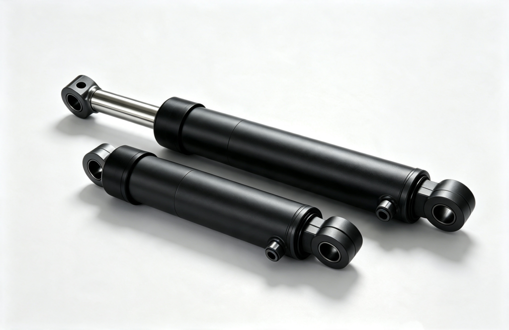 Truck tailgate hydraulic cylinders for logistics vehicle loading platforms