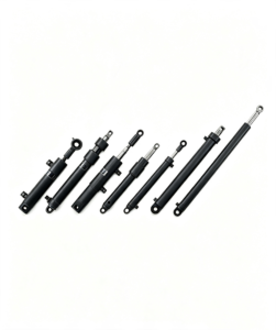 Corn combine harvester hydraulic cylinders for high-load dusty field operation