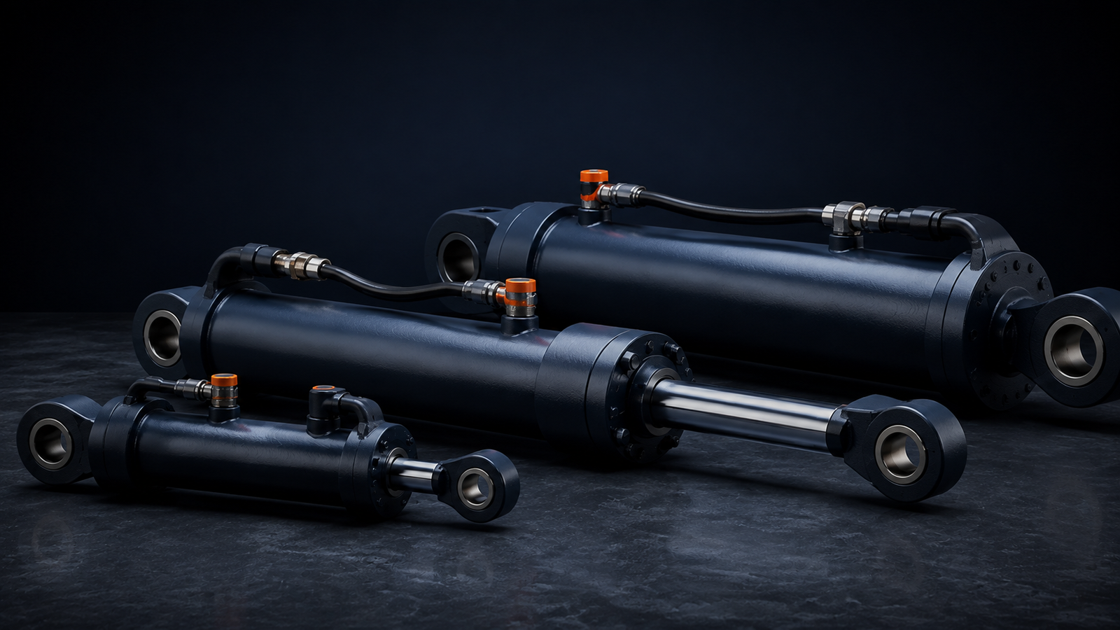 Large agricultural hydraulic cylinders for rice combine harvester OEM applications